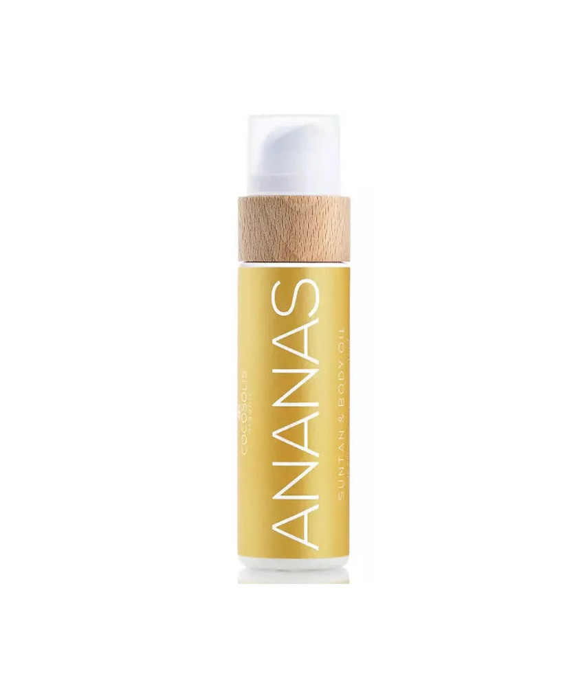 Bronzage tropical avec l'huile solaire Cocosolis Ananas 110ml