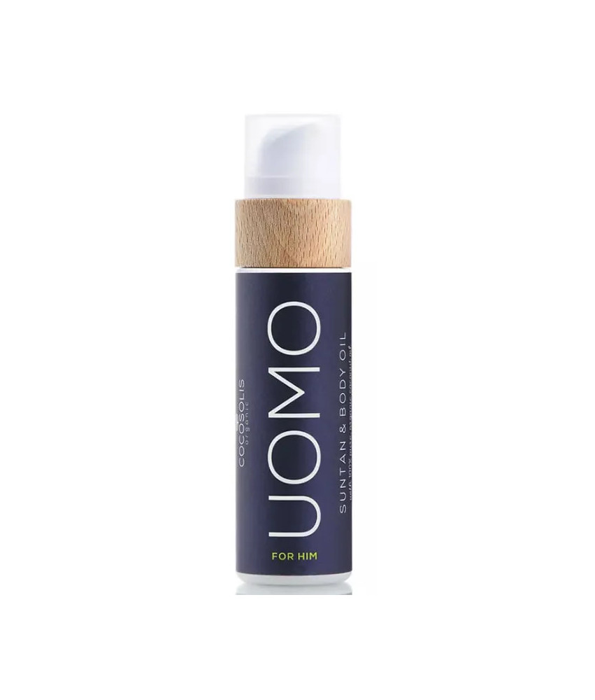 Bronzage parfait avec Cocosolis Uomo Huile Solaire 110ml