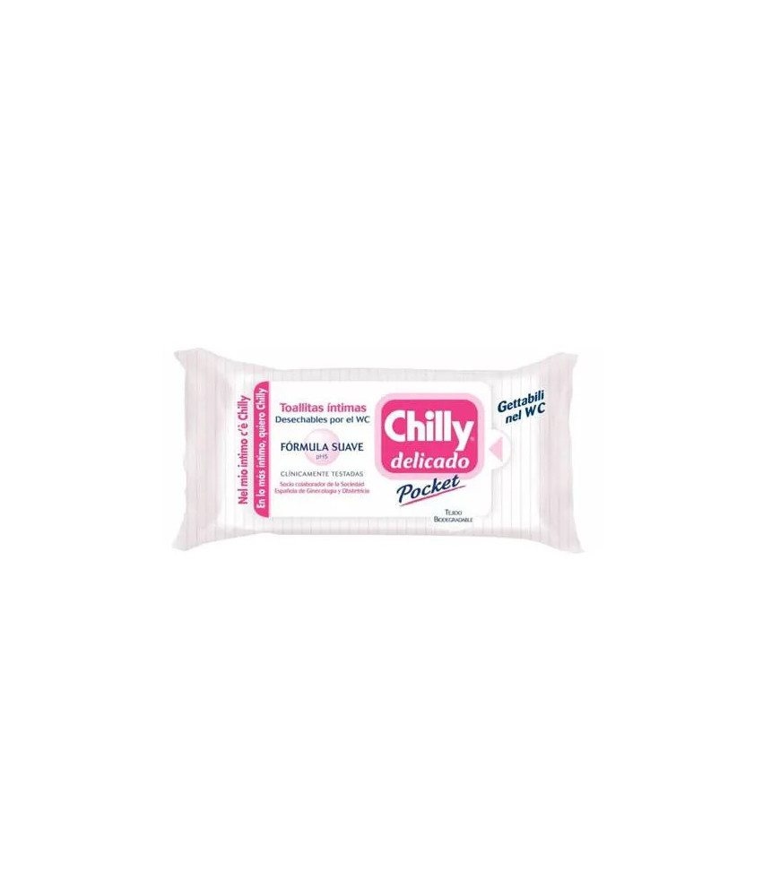 Lingettes Intimes Chilly Delicado: Formule Douce 12 Unités