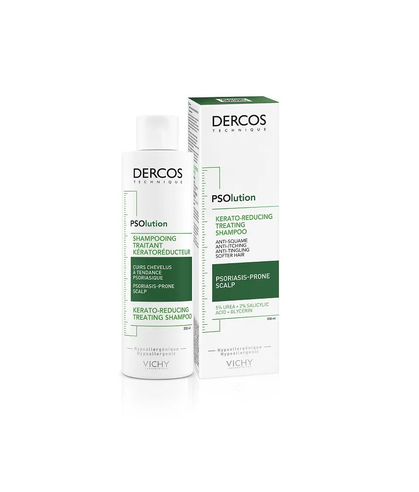 Shampooing Vichy Dercos Psolution 200ml pour Cheveux