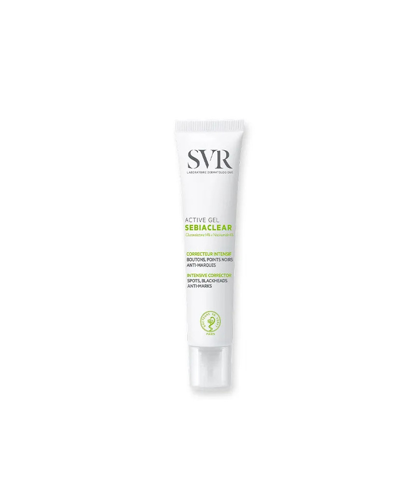 Gel Actif Svr Sebiaclear 40ml : purifiez votre peau!