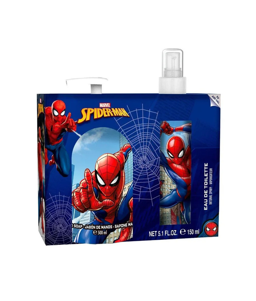 Coffret Marvel Spiderman Eau De Toilette 150ml - 2 Produits