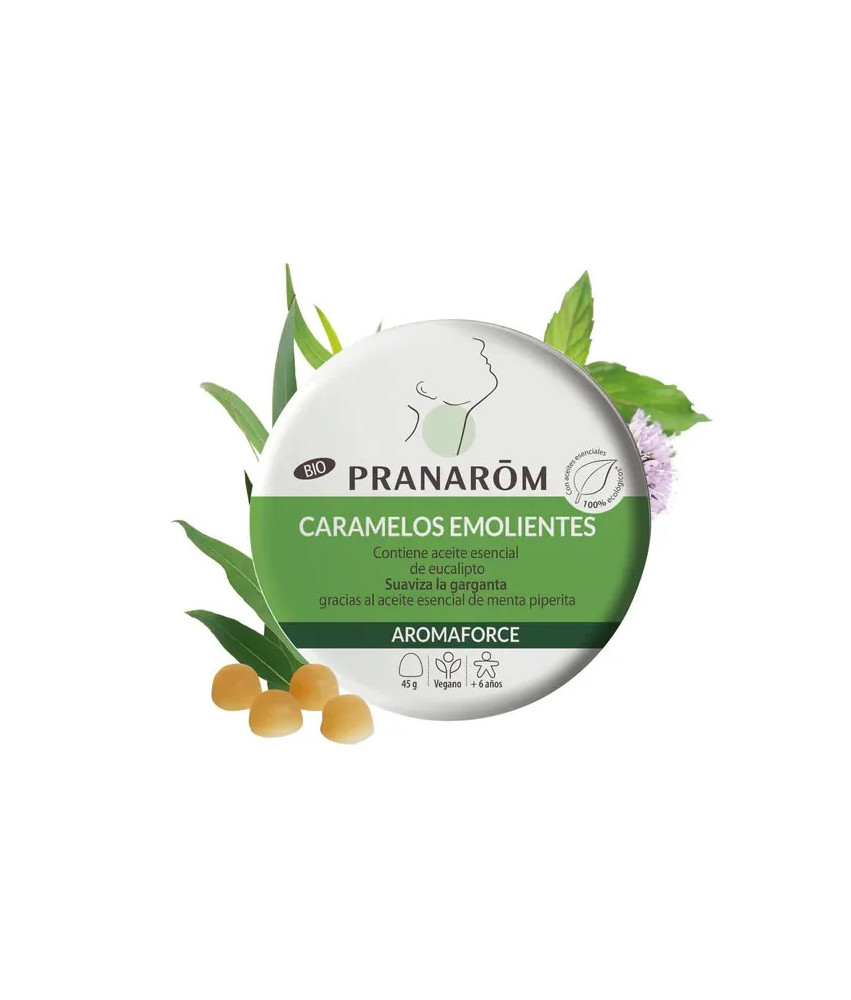 Délicieux Bonbons Émollients Pranarôm 45g