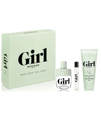 Coffret Rochas Girl Eau De Toilette 100ml - Trio de Produits