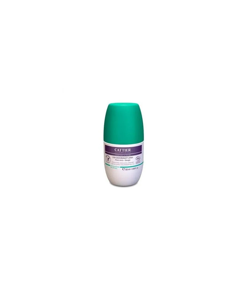 Déodorant Roll-On Aloe 50ml Cattier Paris