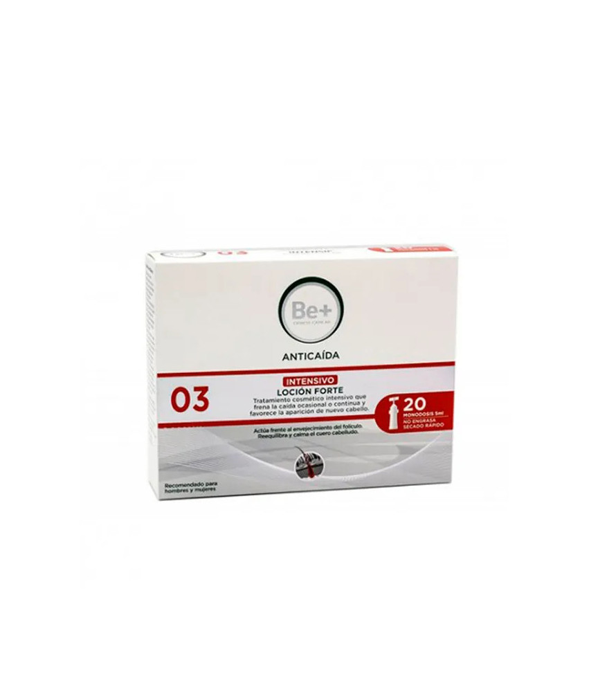 La lotion anti-chute capillaire puissante Be+ 20x5ml