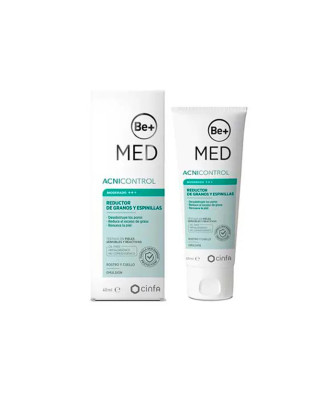 Traitement efficace des boutons d'acné avec Be+ Med Acnicontrol