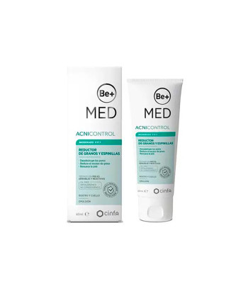 Traitement efficace des boutons d'acné avec Be+ Med Acnicontrol