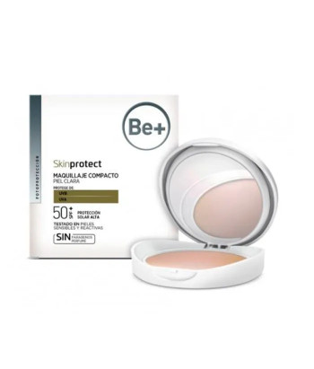 Protection solaire et maquillage clair Be+ Skin Protect SPF50 10g