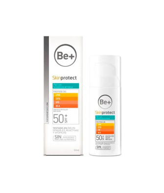 Protection solaire Be+ Skinprotect pour peau acnéique SPF50 50ml