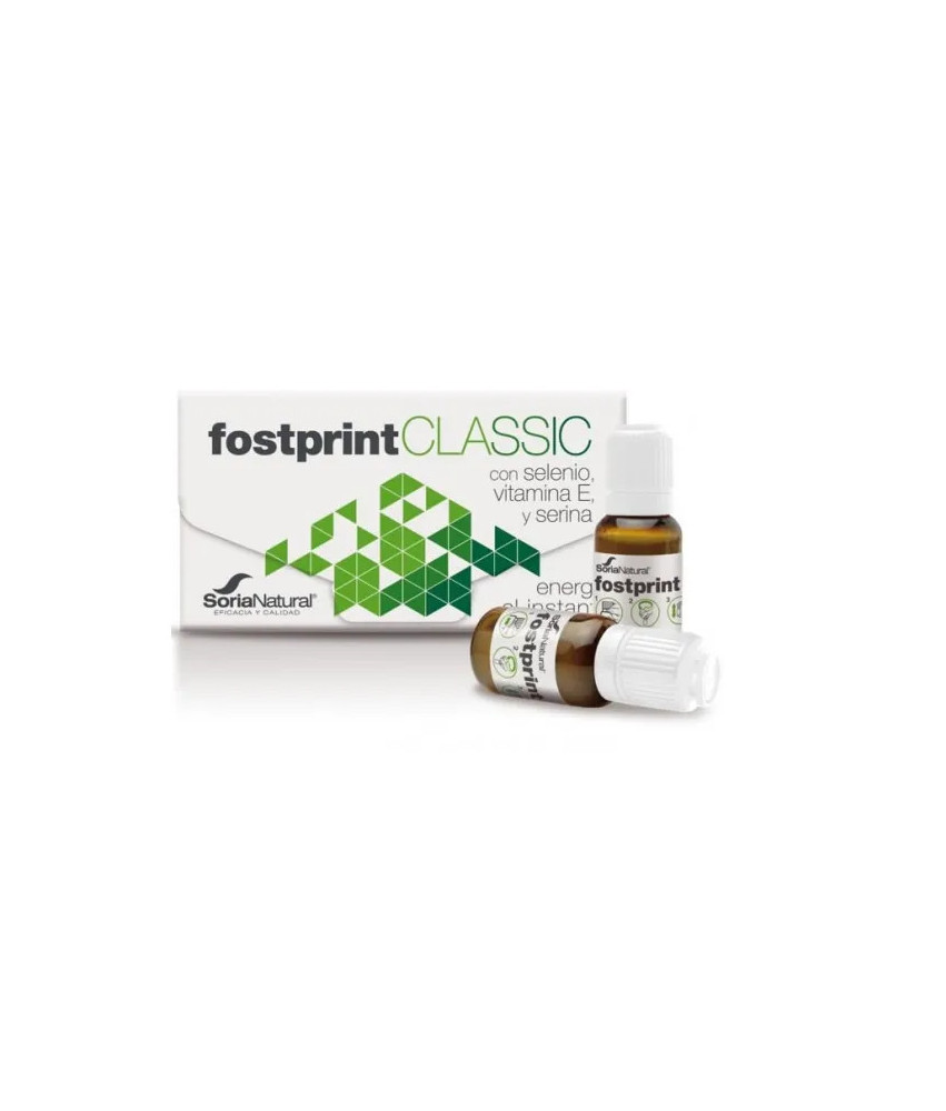 Soria Natural Fostprint Classic 20 Flacons - Renforcez votre vitalité