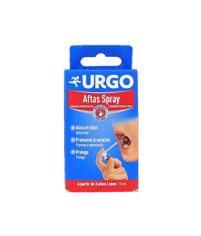 Soulagez vos maux avec le Spray Urgo Aftas 15ml!