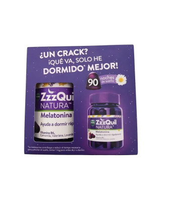 Pack de 60+30 gélules de mélatonine Zzzquil Nature: pour des nuits paisibles naturellement
