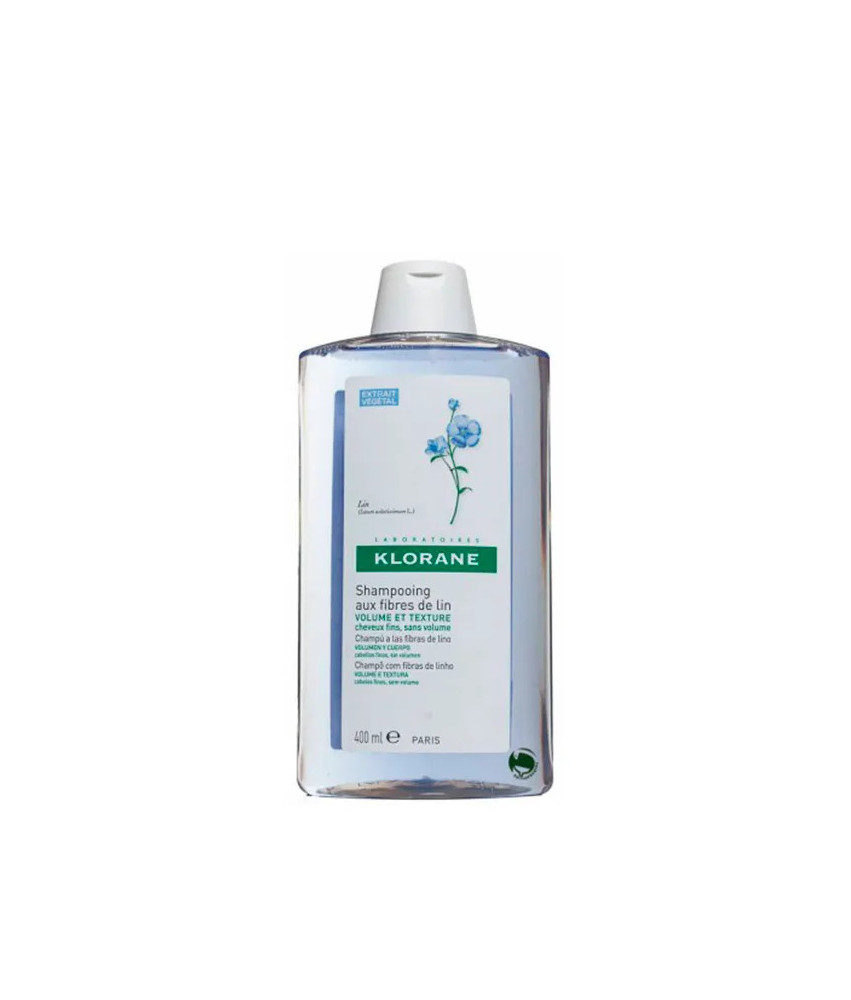 Shampoing Klorane Fibres de Lin 400ml