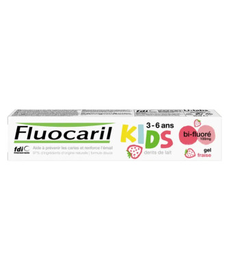 Fluocaril Kids Bi-fluoride Fraise 3-6 ans 50ml