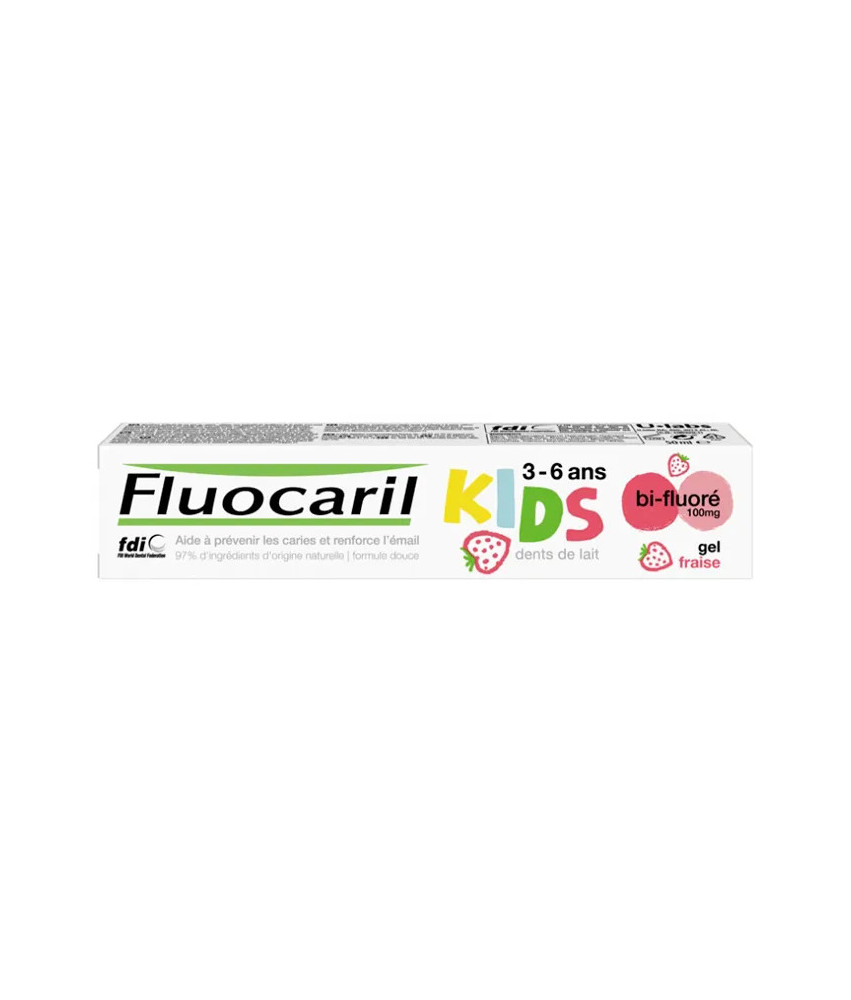 Fluocaril Kids Bi-fluoride Fraise 3-6 ans 50ml