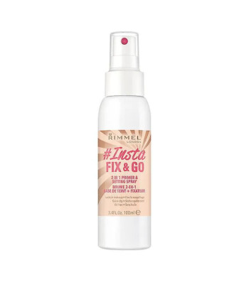 Rimmel London Lasting Finish Fix y Go 2 En 1 Spray Primer et Fixateur