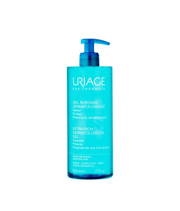Nettoyez et nourrissez votre peau avec le Gel Dermatologique Surgras Uriage 500ml