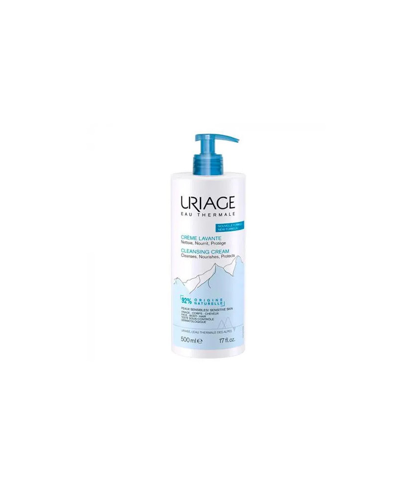 Nettoyez en profondeur avec Uriage Crème de Lavage 500ml