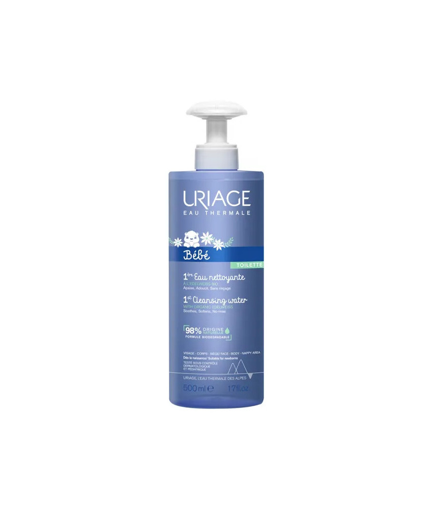 Eau Micellaire Uriage 500ml: Douceur Démaquillante & Nettoyante