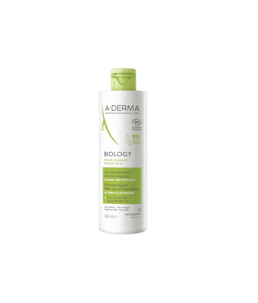 Lait Démaquillant A-Derma Biology 400ml