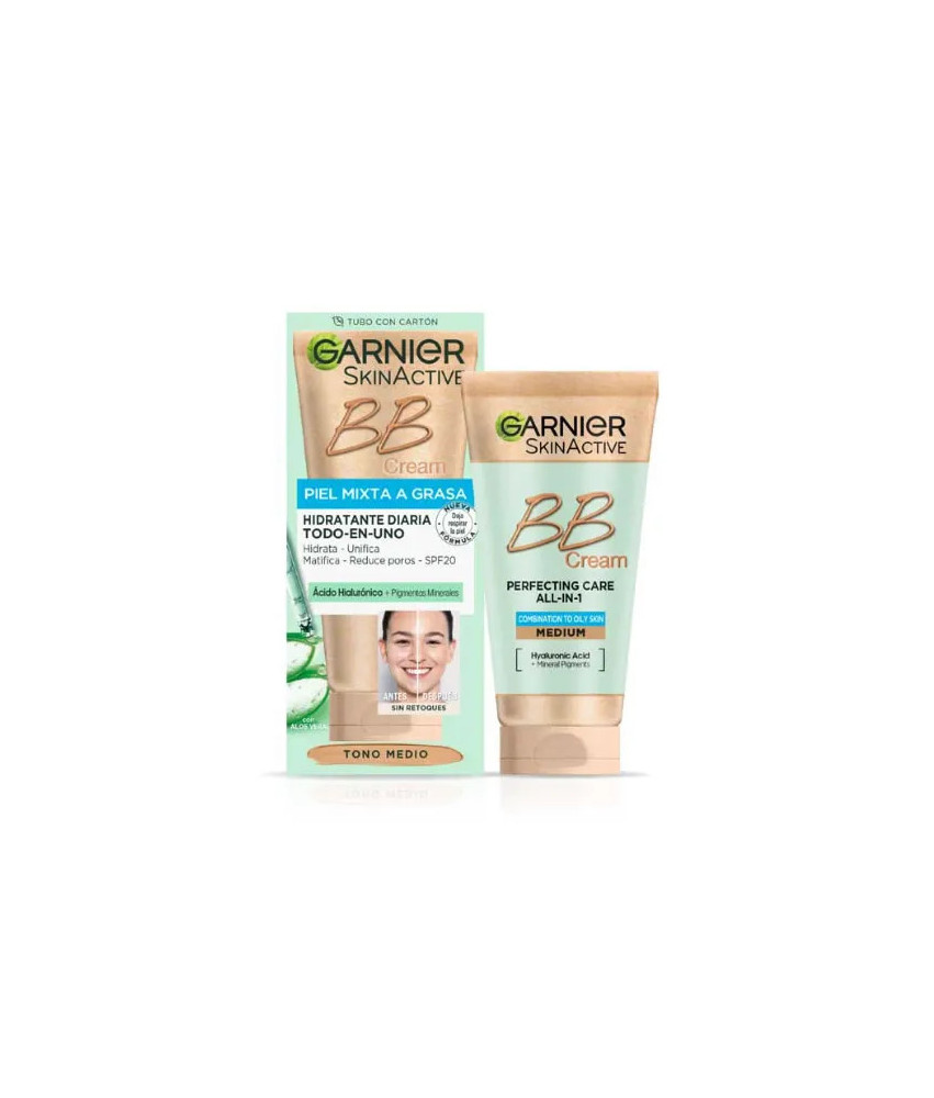 Garnier BB Cream Peau Mixte À Grasse Médium 50ml - Teint parfait toute la journée