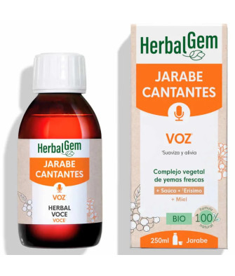 Sirop Herbal Gem Chanteurs Apaise & Soulage 250ml