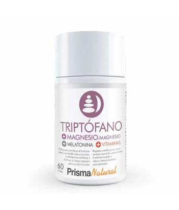 Prisma Natural: Capsules Tryptophane, Magnésium, Mélatonine + Vitamines 60 unités