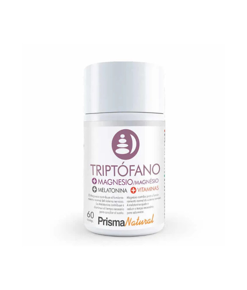 Prisma Natural: Capsules Tryptophane, Magnésium, Mélatonine + Vitamines 60 unités
