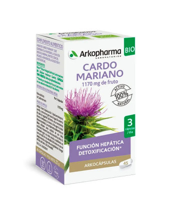 Arkopharma Chardon Marie: 45 Capsules pour le Bien-être Hépatique