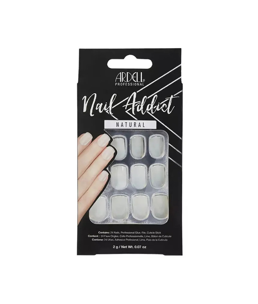 Ongles Faux Carrés Naturels Ardell Nail Addict