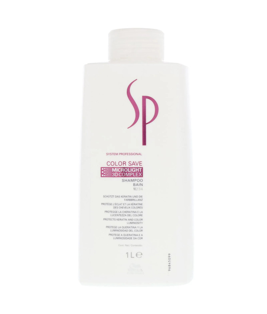 Shampooing Wella Sp Color Save 1000ml - Pour des Cheveux Protégés et Éclatants