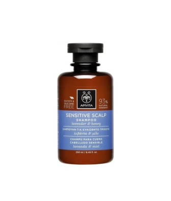 Shampooing Apivita pour cuir chevelu sensible