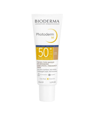 Protection solaire teintée - Bioderma Photoderm Golden Colour Gel-Crème SPF50+