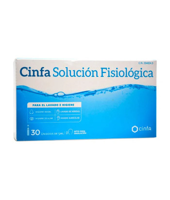 Solution Physiologique Cinfa 20 Unités: Nettoie & Hydrate en Douceur