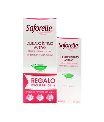 Offre exceptionnelle : Saforelle Soins intimes 250ml + 100ml Cadeau