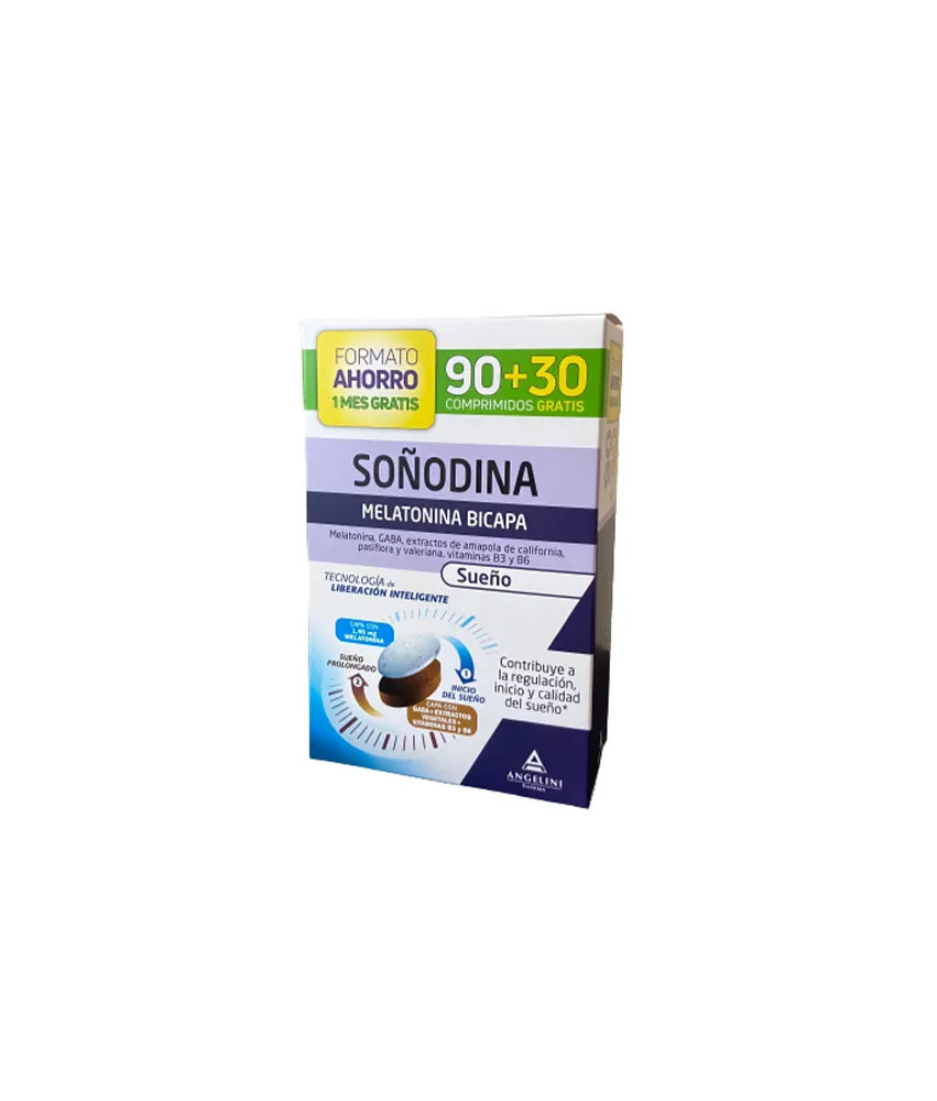 Angelini Soñodine Melatonin Bilayer 90+30 Comprimés: Un Sommeil Réparateur