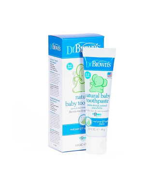 Dentifrice Pomme-poire Dr. Brown's - Sourire fruité