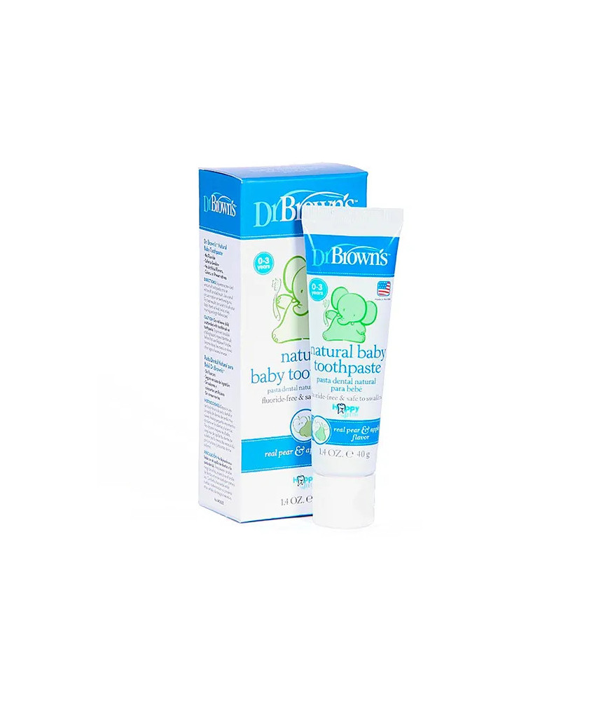 Dentifrice Pomme-poire Dr. Brown's - Sourire fruité