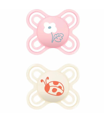 Sucettes Mam Perfect Star 0-2 Rose: Idéales pour les tout-petits