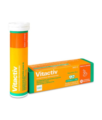 Comprimés Effervescents Teva Vitactiv - Energie en 15 doses