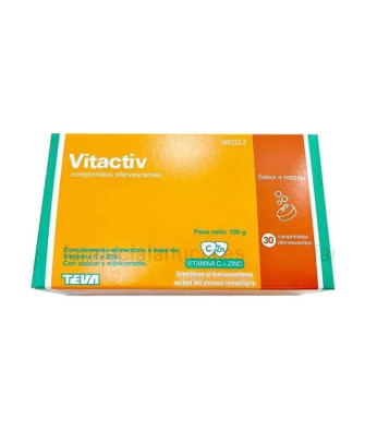 Comprimés effervescents Teva Vitactiv - Boostez votre énergie!