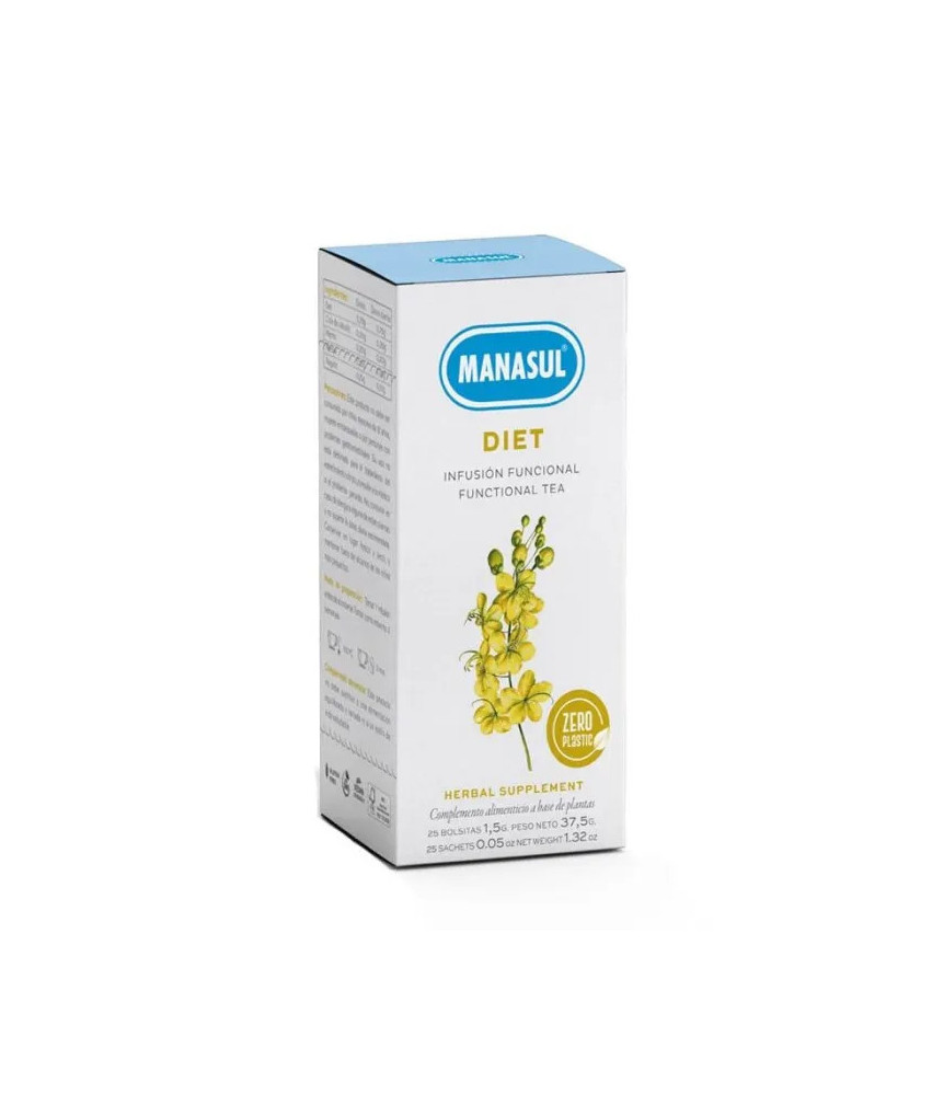 Manasul Diet Bio 25 Sachets 37,5g: La solution naturelle pour votre régime
