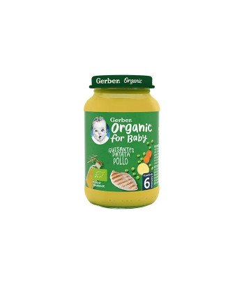 Délicieuse purée de poulet biologique Gerber pour bébé