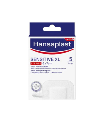 Pansements Hansaplast Sensitive XL pour peaux sensibles