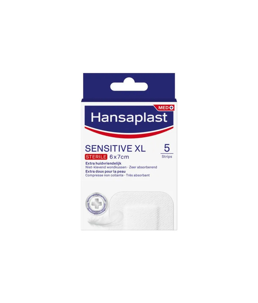 Pansements Hansaplast Sensitive XL pour peaux sensibles