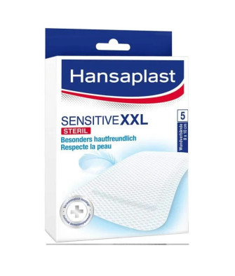 Pansements adhésifs Hansaplast Sensitive XXL 8x10 5U