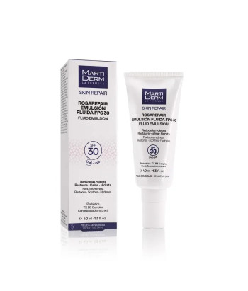 Martiderm Rosarepair Émulsion fluide SPF30 40ml: Protection optimale pour la peau