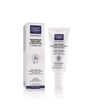 Martiderm Rosarepair Émulsion fluide SPF30 40ml: Protection optimale pour la peau