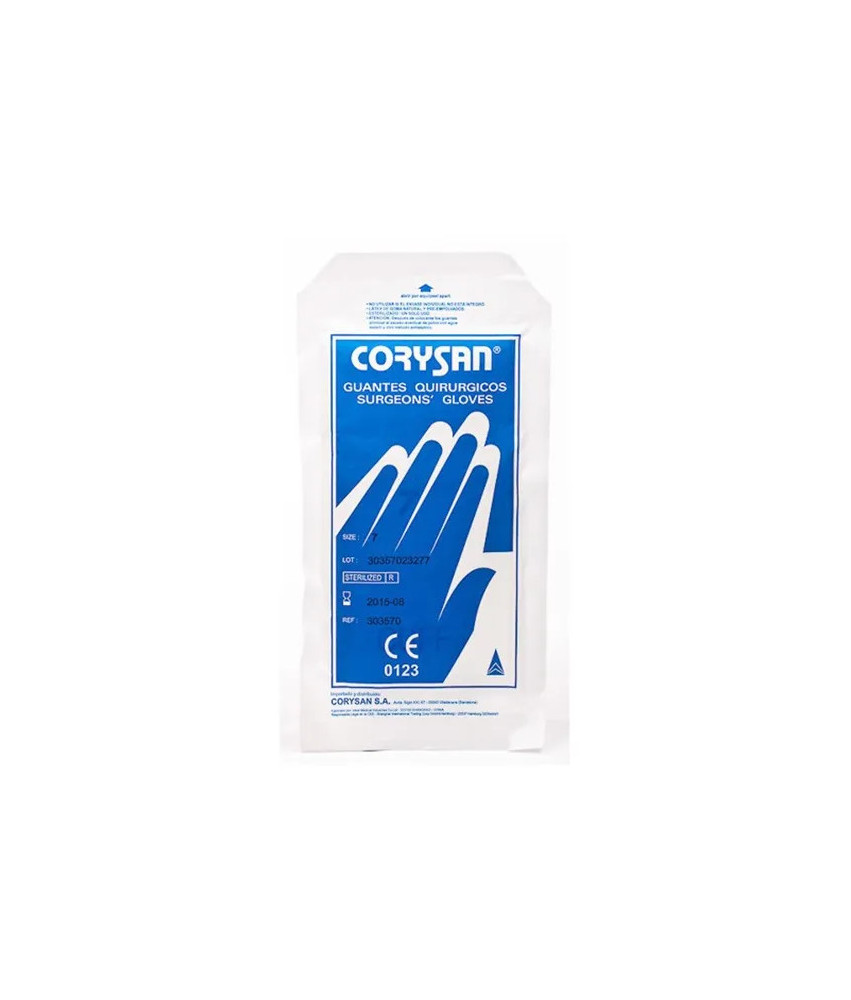 Corysan Gants De Chirurgie Stériles En Latex Taille 8,5 - Lot de 2